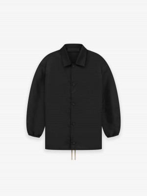 Essentials Coaches Jet Jacken Kinder Schwarz | 7986-BMFQU