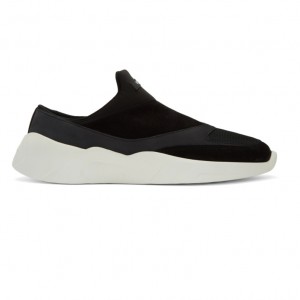 Essentials Fear Of God Laceless Backless Sneakers Schwarz | 1643-ZBRDQ