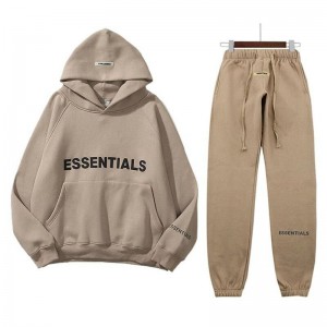 Essentials Fear Of God Oversized Trainingsanzug Beige | 0427-RFCSN