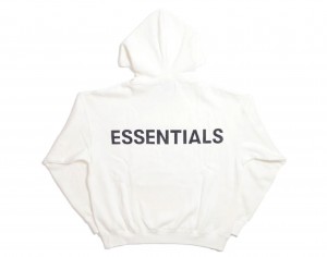 Essentials Fear of God 3M Logo Pullover Hoodie Weiß | 7598-NUYBF