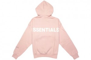 Essentials Fear of God 3M Logo Pullover Hoodie Rosa | 4129-OUKLW