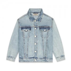 Essentials Fear of God Denim Jacken Blau | 7518-CEWMP
