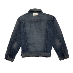 Essentials Fear of God Denim Trucker Jacken Dunkelblau | 1394-VIPCO