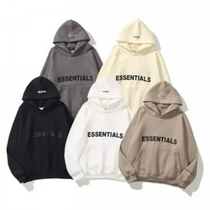 Essentials Fear of God Hoodie Weiß | 5604-KJQMB