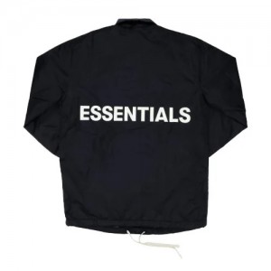 Essentials Fear of God Jacken Schwarz | 7345-OMPQJ