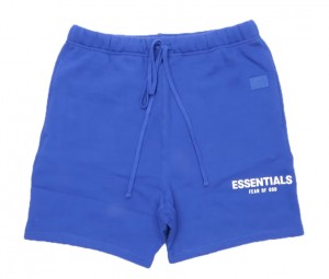 Essentials Fear of God x TMC Crenshaw Kurze Hose Blue/White | 7213-UQAKH