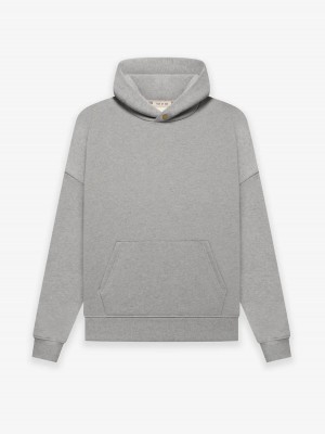 Essentials Fleece Warm Hoodie Grau | 1936-DBVNP