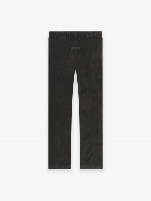 Essentials Relaxed Bamboo Baumwoll Jogginghose Schwarz | 7325-ICDOH