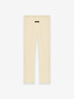 Essentials Relaxed Foldover Waistband Egg Shell Jogginghose Damen Braun | 0483-ROCZS