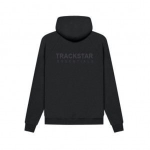 Essentials Trackstar Fit Hoodie Schwarz | 3150-DQUMX