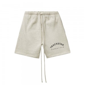 Essentials Trackstar London Bridge Kurze Hose Gray | 1908-FDWSE