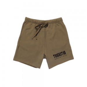 Essentials Trackstar London Bridge Kurze Hose Dunkelbraun | 7801-OSFCJ