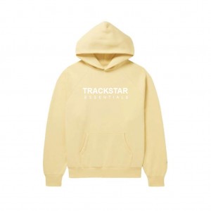 Essentials Trackstar Premium Hoodie Gelb | 2736-HULWF