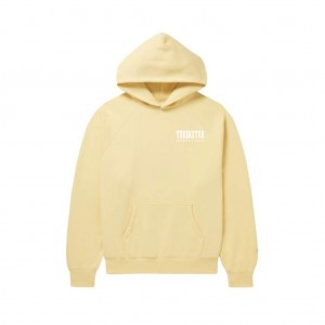 Essentials Trackstar Premium Hoodie Gelb | 3409-VBMFJ