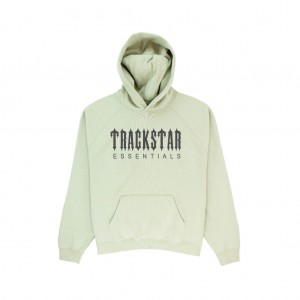 Essentials Trackstar Premium Mit Kapuze Hoodie Sage | 8365-HNTXU