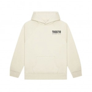 Essentials Trackstar Regular Fit Hoodie Beige | 1657-AETQZ