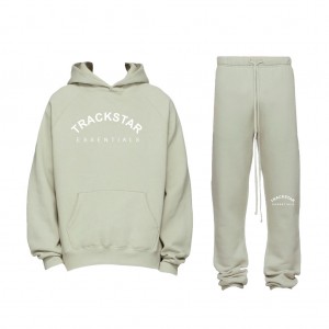 Essentials Trackstar Spring Mode Trainingsanzug Sage | 0265-WVEQO