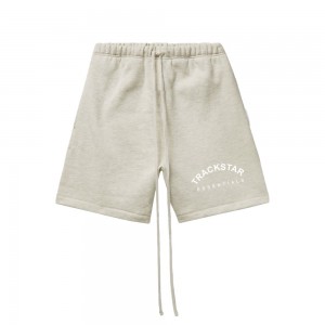 Essentials Trackstar Sweat Kurze Hose Gray | 8796-VKNYT