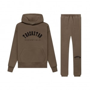 Essentials Trackstar Trefoil Trainingsanzug Braun | 8457-BKWPH